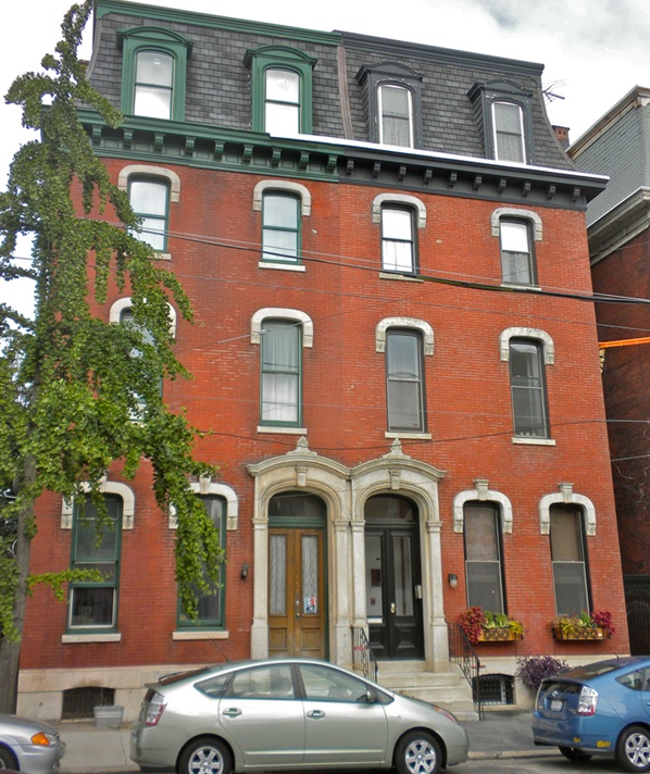 An old Victorian brick home in Northern Liberties, Philadelphia